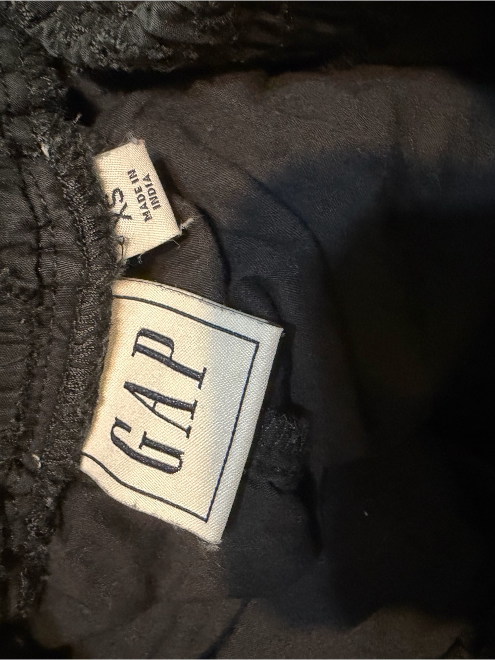 GAP Black Eyelet Tiered Midi Skirt - Picture 2 of 2